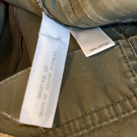 LOFT Olive Green Cargo Women's Skirt Size 12 - Picture 8 of 9